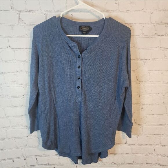 Women's Pendleton button-up  thermal longsleeve shirt, size Large - Picture 1 of 3